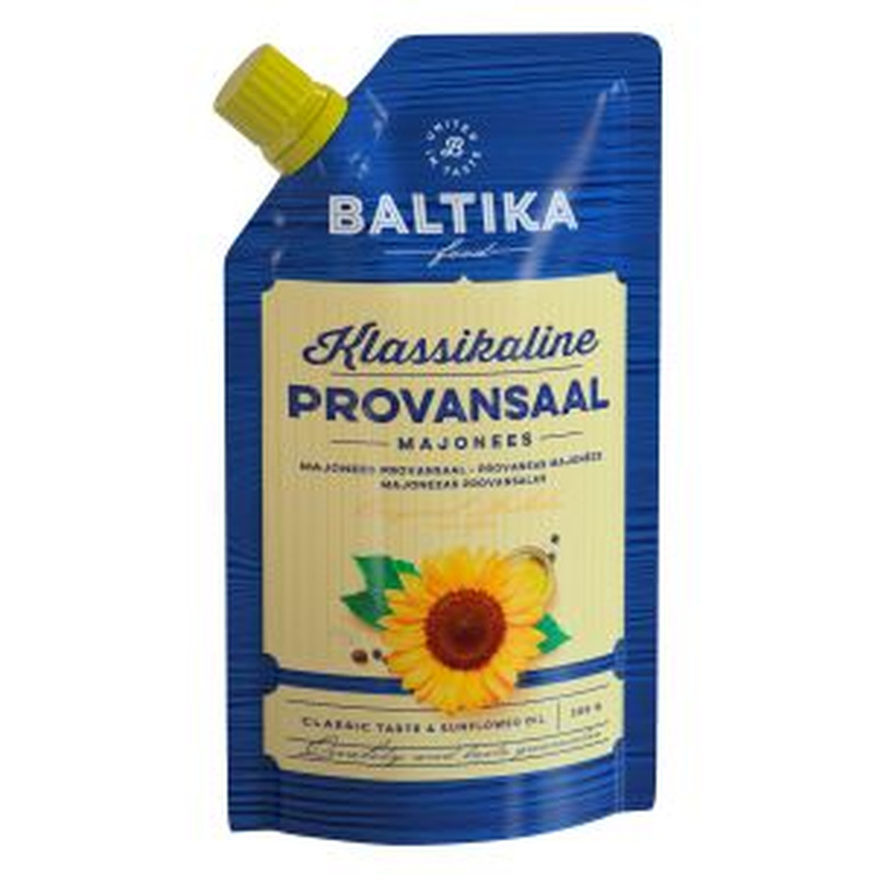 Majonees klassikaline Provansaal, BALTIKA, 300 g