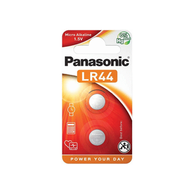 Patarei PANASONIC LR44L/2BB