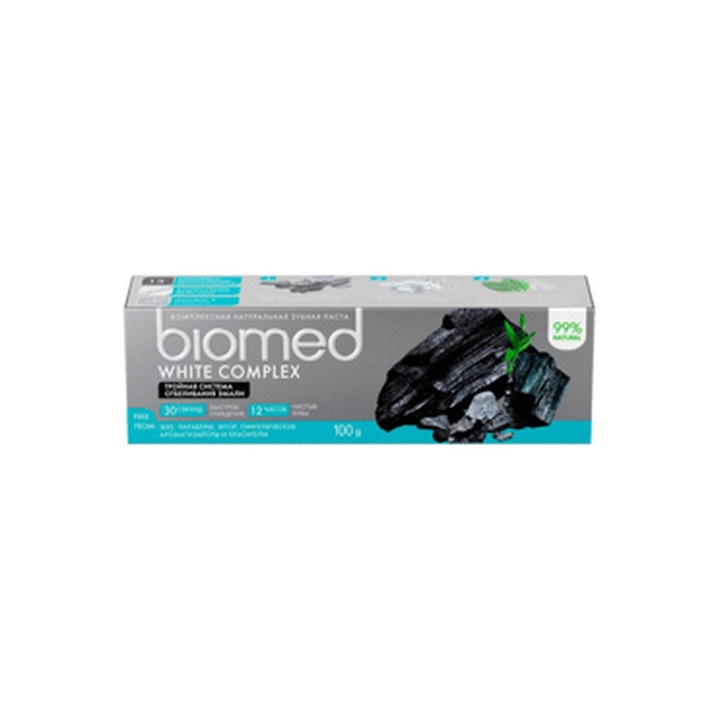 Hambapasta BIOMED Charcoal, 100g