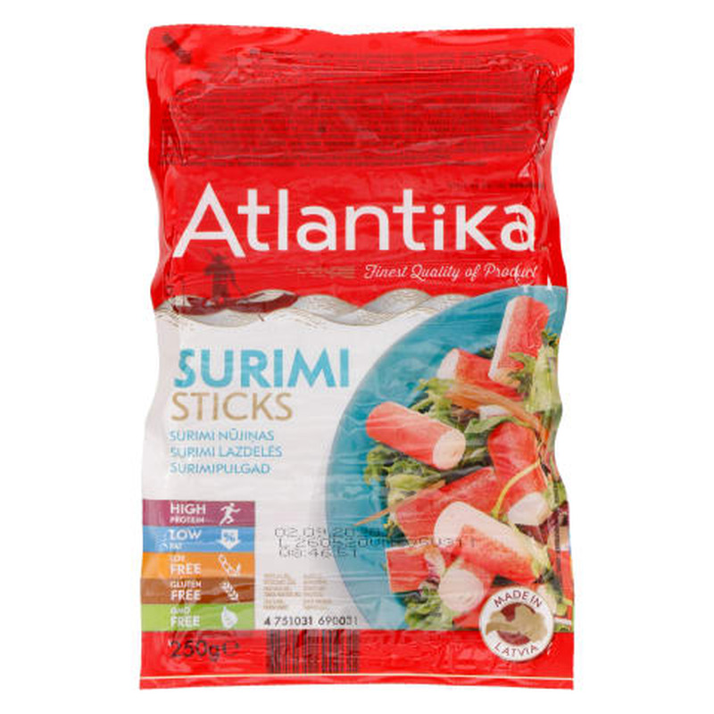 Surimi pulgad gluteenivabad jahutatud 250g