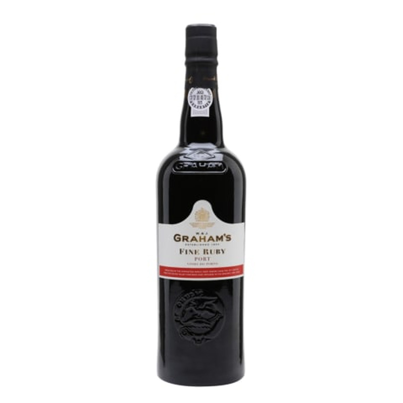 Kaitstud päritolunimetusega liköörvein W.& J. Graham's Fine Ruby Port 19%vol 0,75l