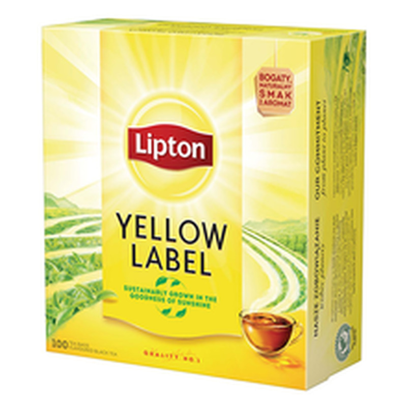 LIPTON Must tee Yellow Label 100 x 2 g