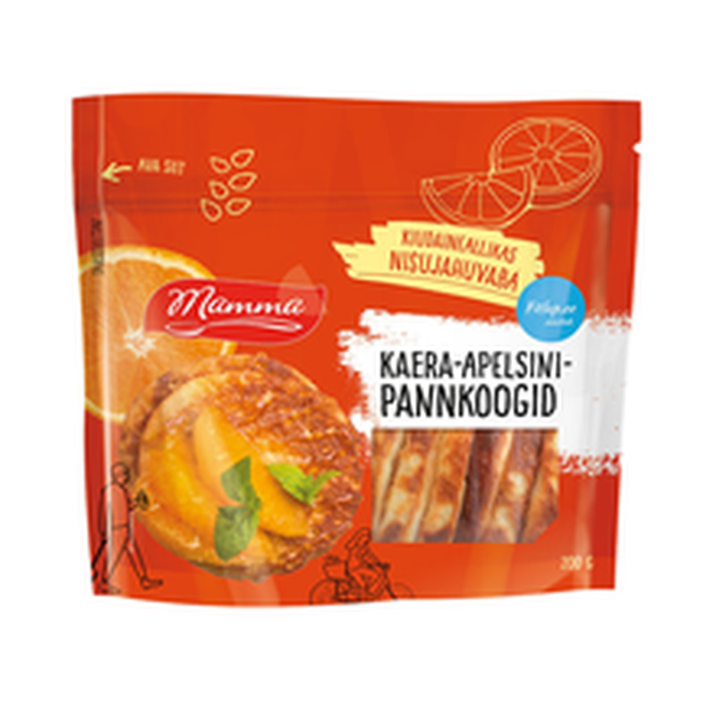 Kaera-apelsinipannkoogid, MAMMA, 200 g