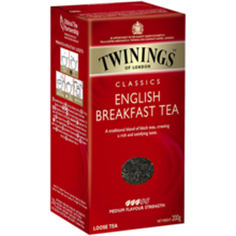 Twinings English Breakfast must purutee 200g