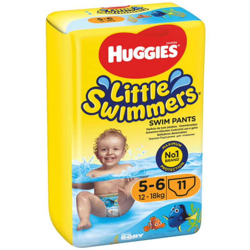 Püksmähkmed Huggies Swimmer 12-18kg S5-6 11tk