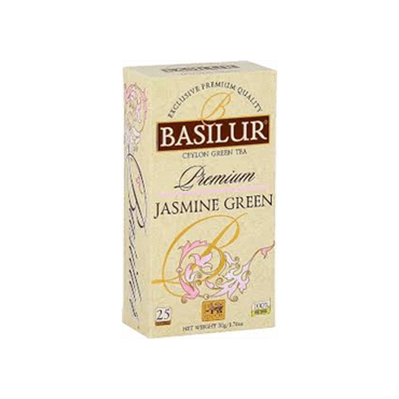 Roheline tee Jasmine BASILUR 25x2g