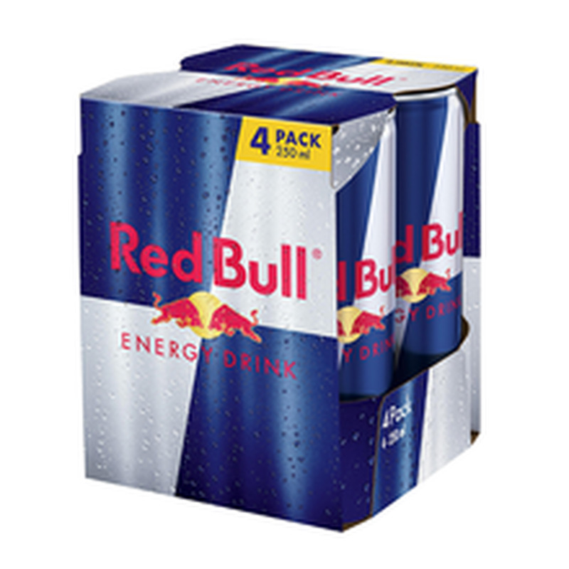 Energiajook 4-pakk, RED BULL, 4 x 250 ml