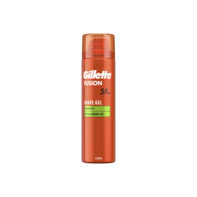 Ras.geel GILLETTE Fusion Sensitive,200ml