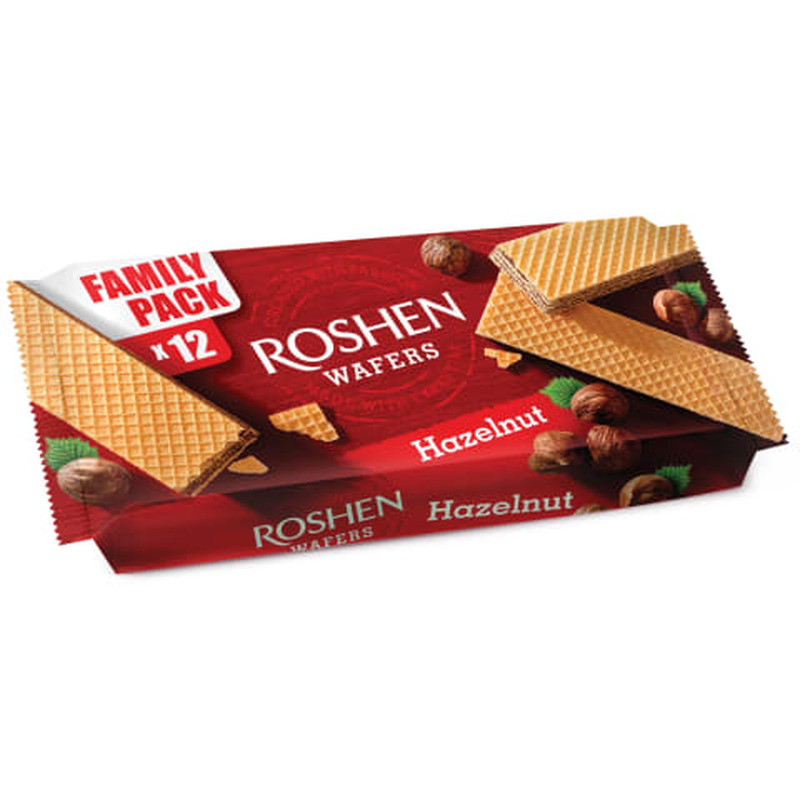 Vahvlid pähklikreemiga Roshen 216g