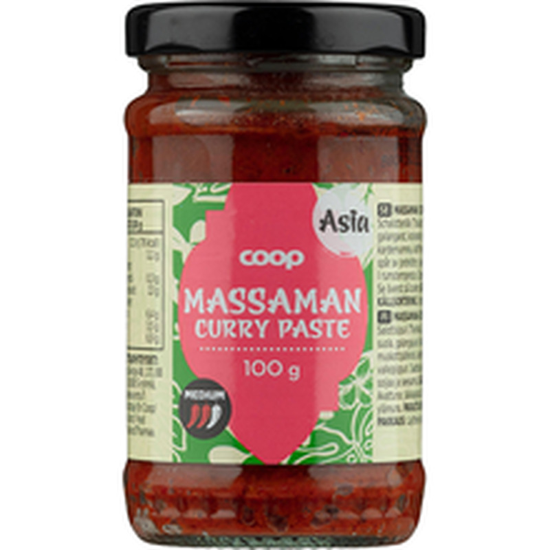 Massaman karripasta, COOP, 100 g