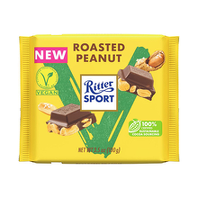 Ritter Sport Vegan šokolaad röstitud maapähklitega 100g