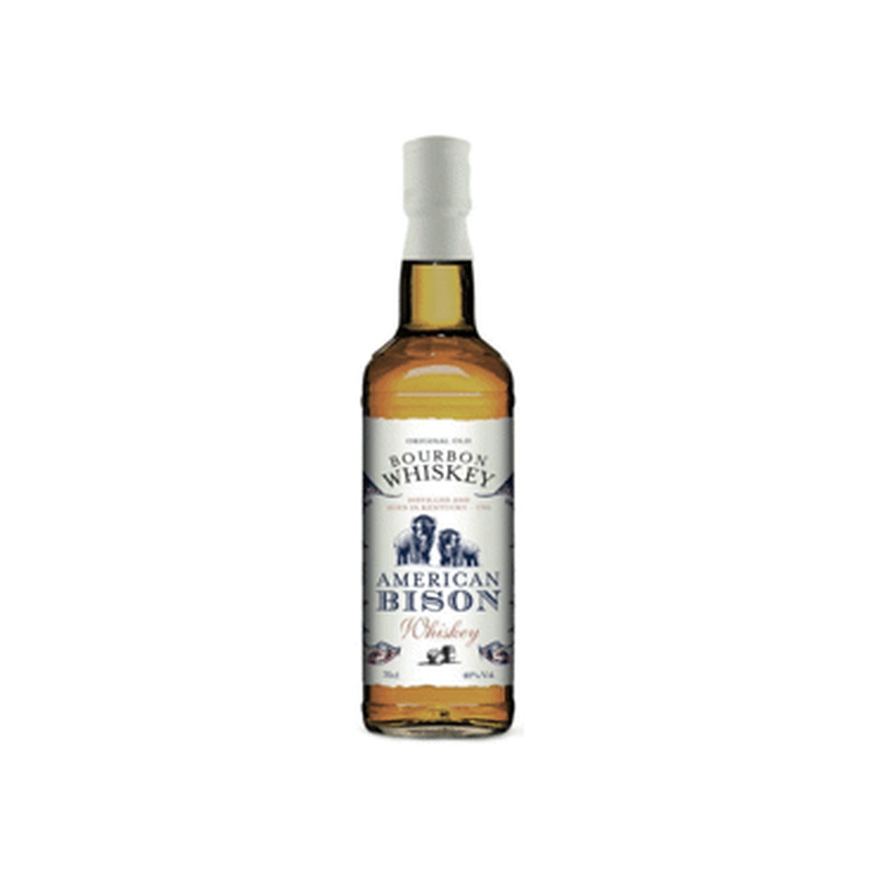 Bourbon whiskey AMERICAN BISON 40% 700ml