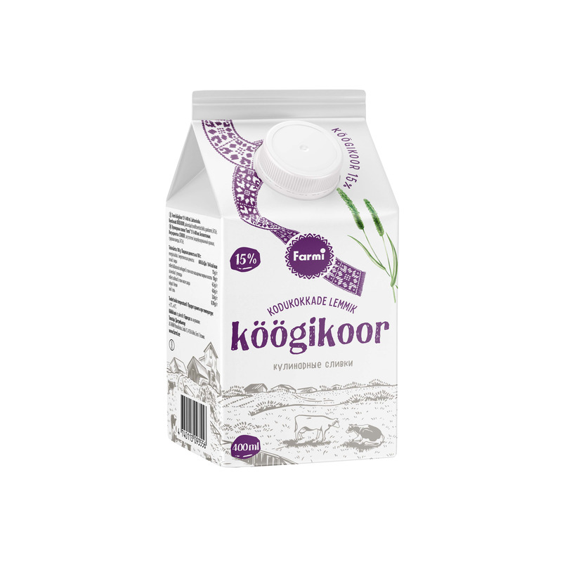 Köögikoor 15%, FARMI, 400 ml