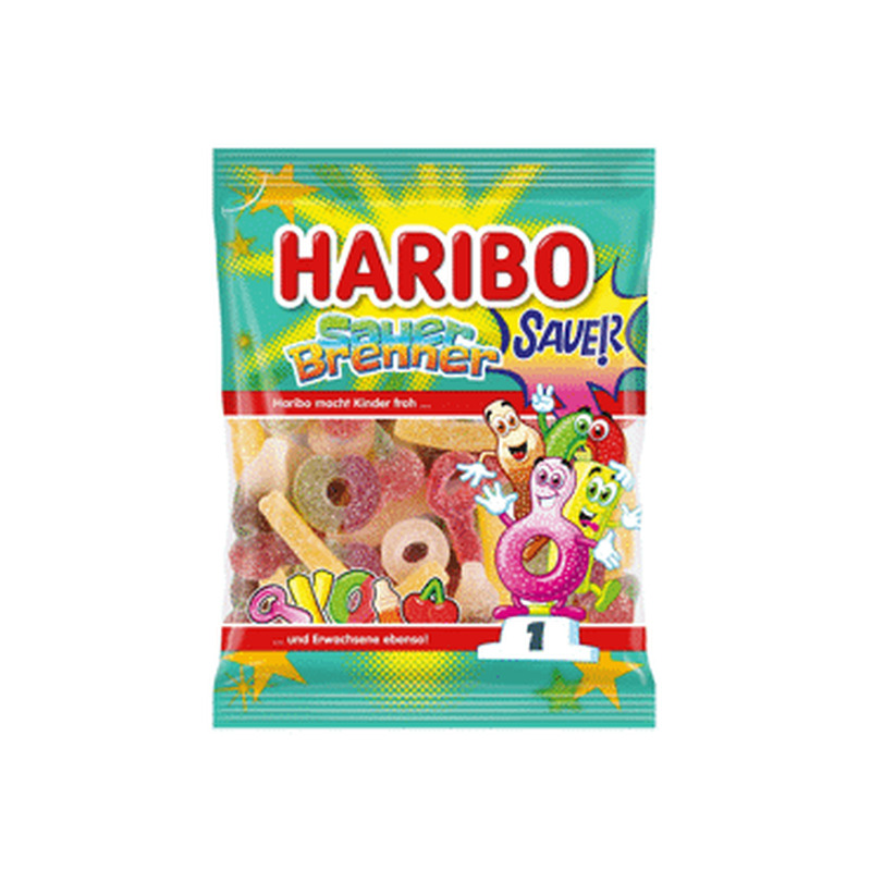 Kummikommid HARIBO Sauer Brenner 160g