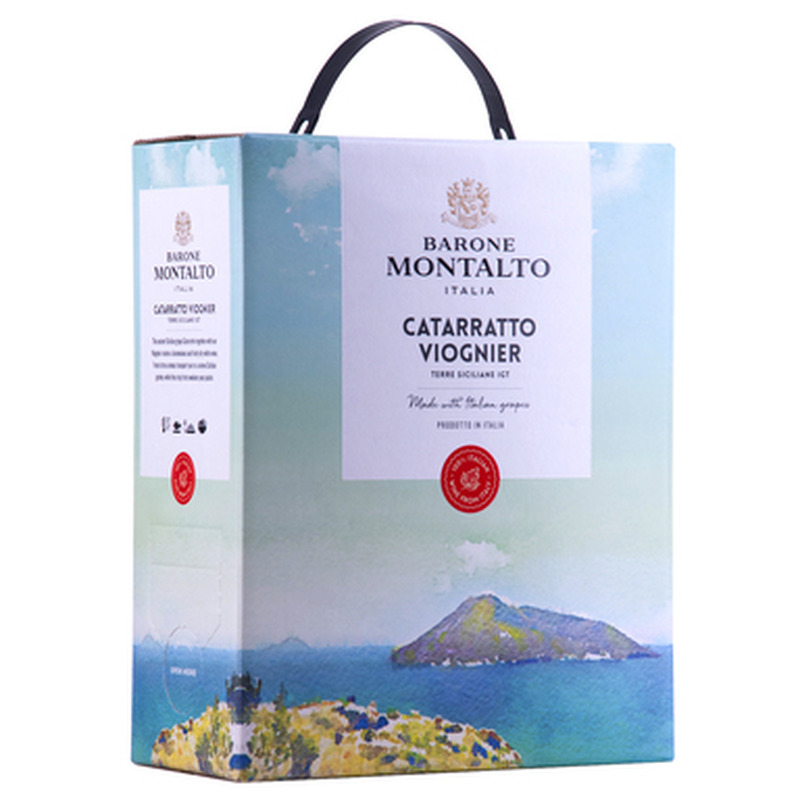 BARONE MONTALTO Catarratto Viognier 12% 300cl BIB (valge, kuiv