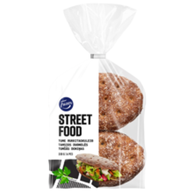 Tume rukkitaskuleib Street Food, FAZER, 330 g