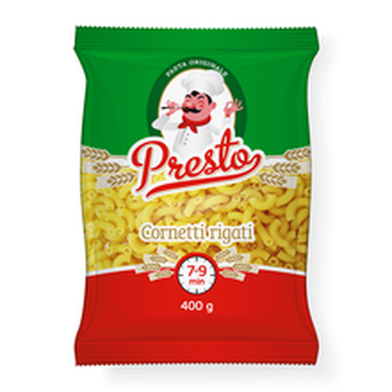 Pasta Cornetti, PRESTO, 400 g