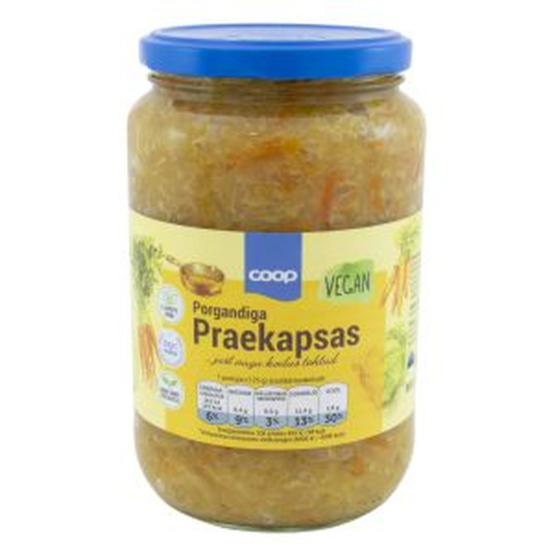 Coop Praekapsas porgandiga 800g