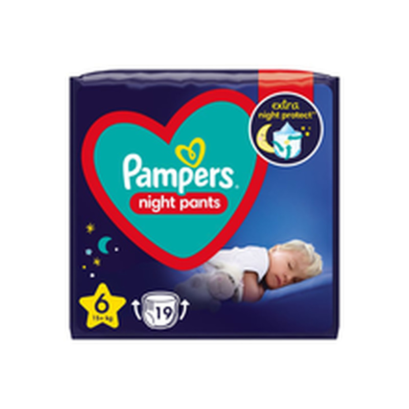 Öö püksmähkmed VP S6, PAMPERS, 19tk