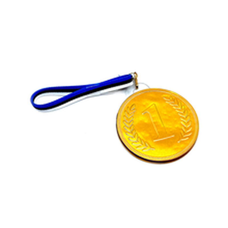 Kaelariputatav medal Nr.1 piimašokolaadist, STEENLAND, 23 g