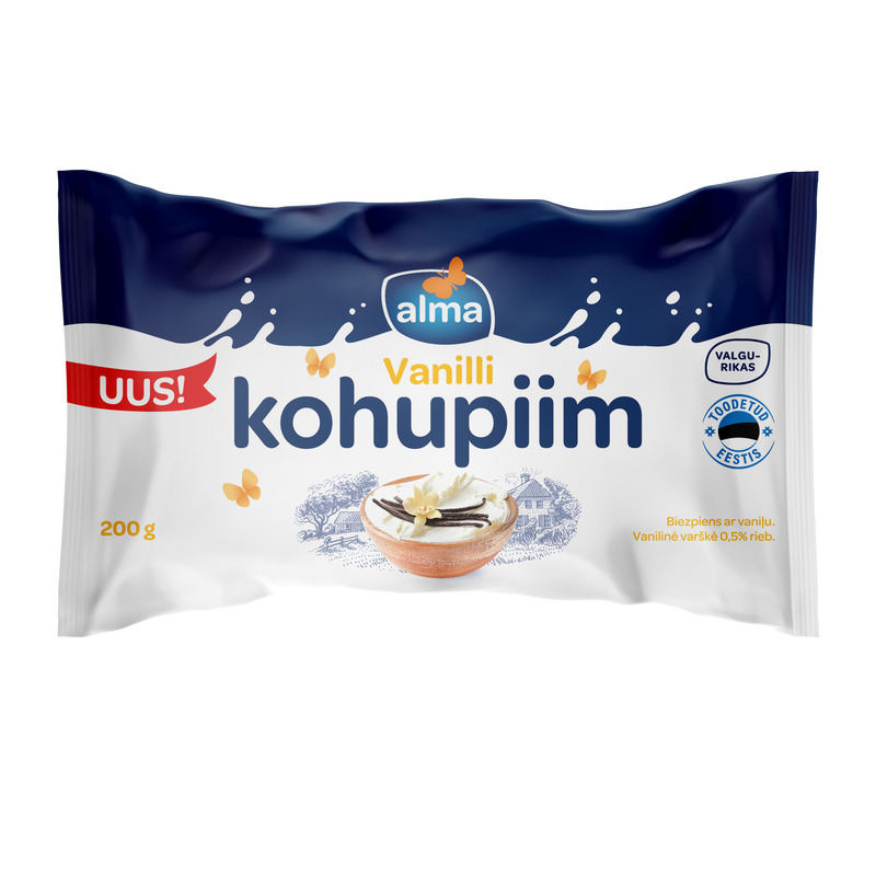 Kohupiim vanilli, Alma, 200 g