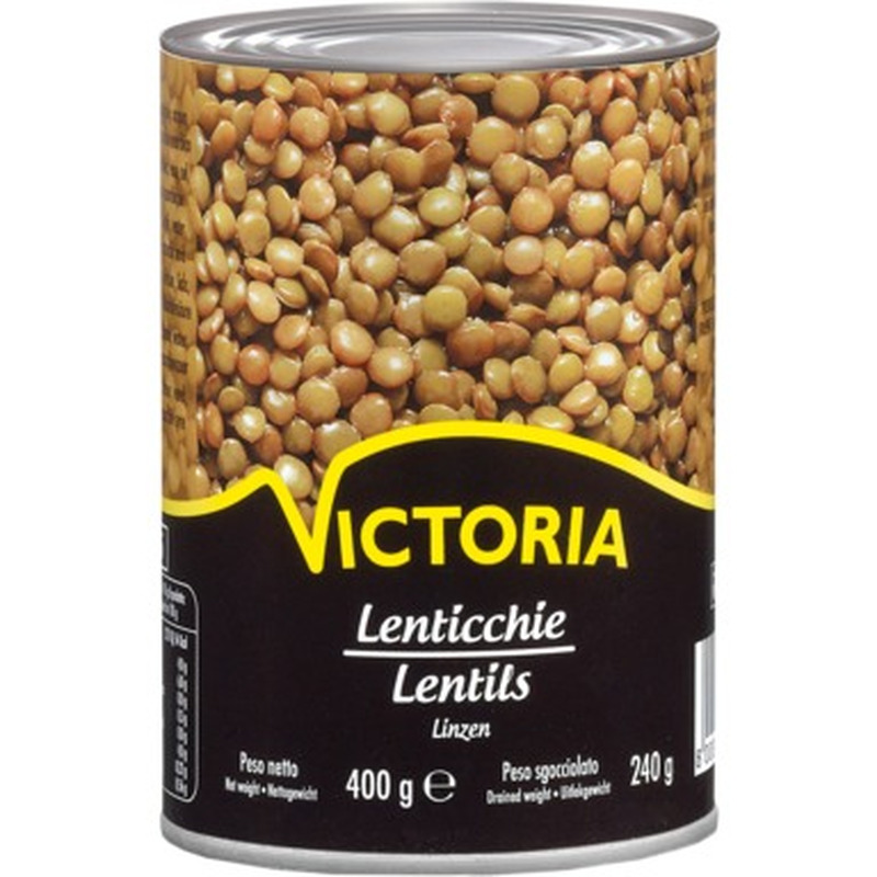 VICTORIA Keedetud läätsed 400g