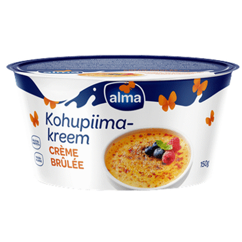 Kohupiimakreem ALMA Creme Brulee, 150g