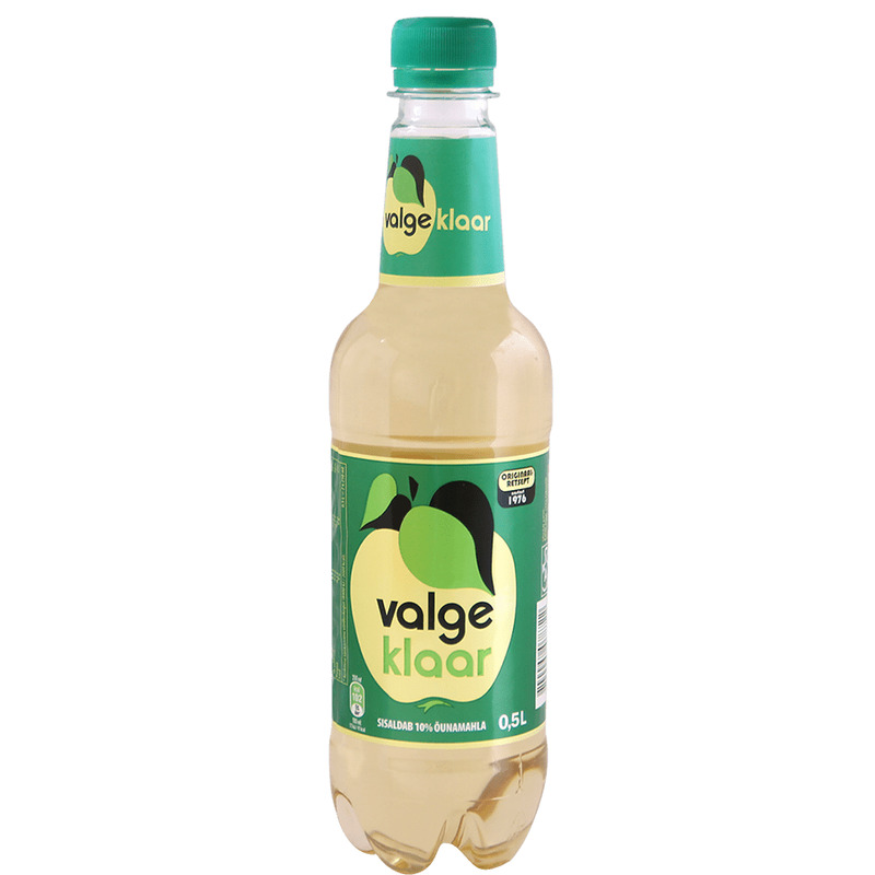 Karastusjook Valge Klaar mahlaga, VALGE KLAAR, 500 ml