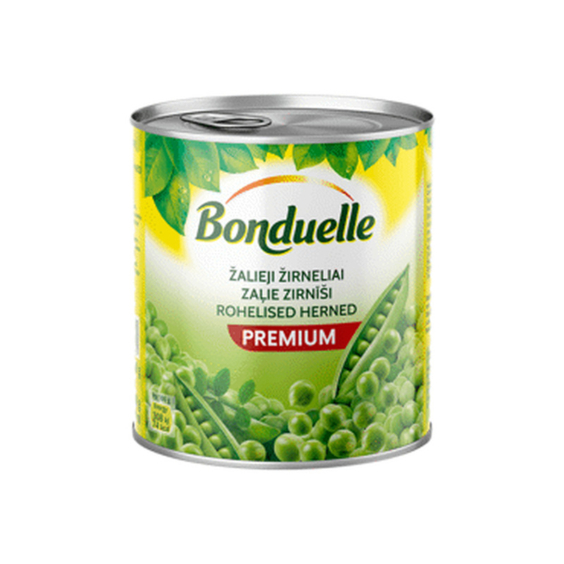 Rohelised herned BONDUELLE 800g