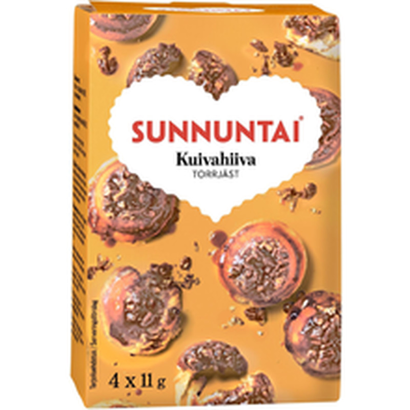 Sunnuntai kuivpärm 4x11g