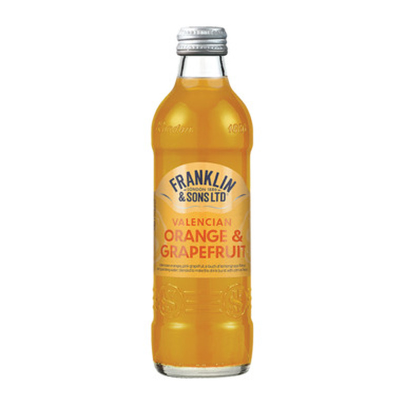 FRANKLIN &SONS Limonaad apelsini-greibi 275ml (pudel)