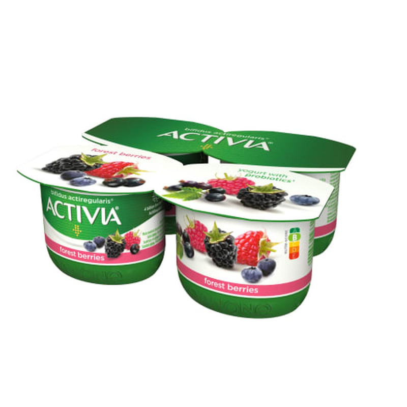 Jogurt metsamarja Activia 4x120g