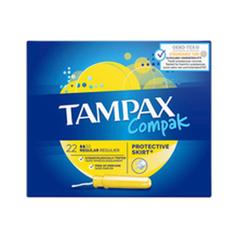 Tampax Compak Regular tampoonid 22 tk