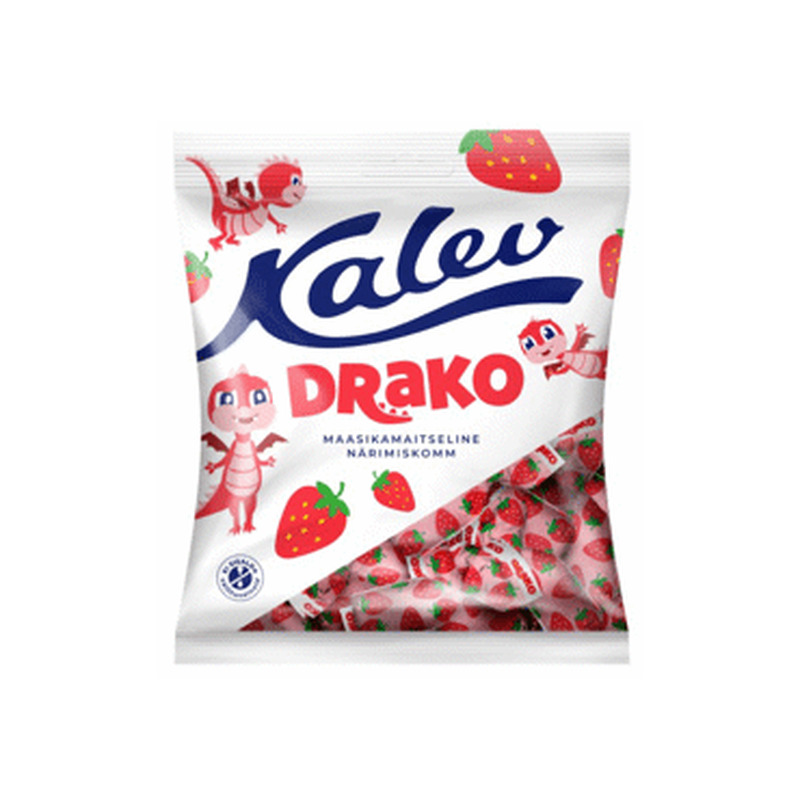 Närimiskompvek maasik.Drako KALEV 110g