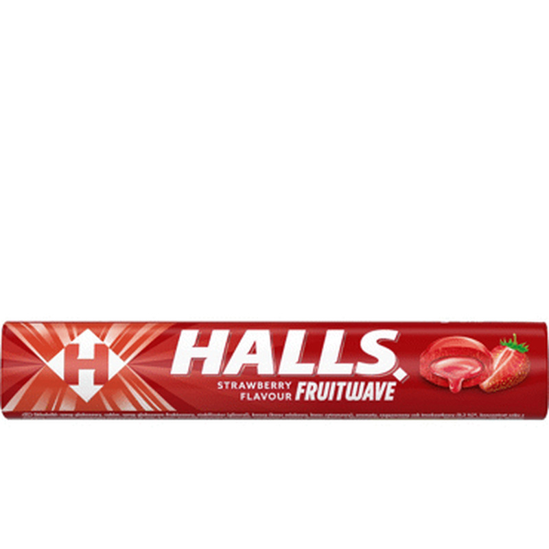 Pastillid Fruitwave strawberry HALLS 45g