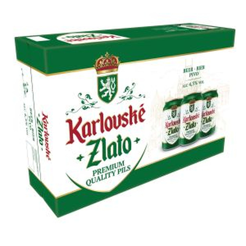 Karlovske Zlato hele õlu 4.5% vol 24*0.33L