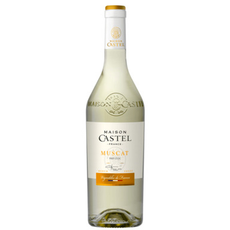 MAISON CASTEL Muscat 12% 75cl (valge, poolmagus)