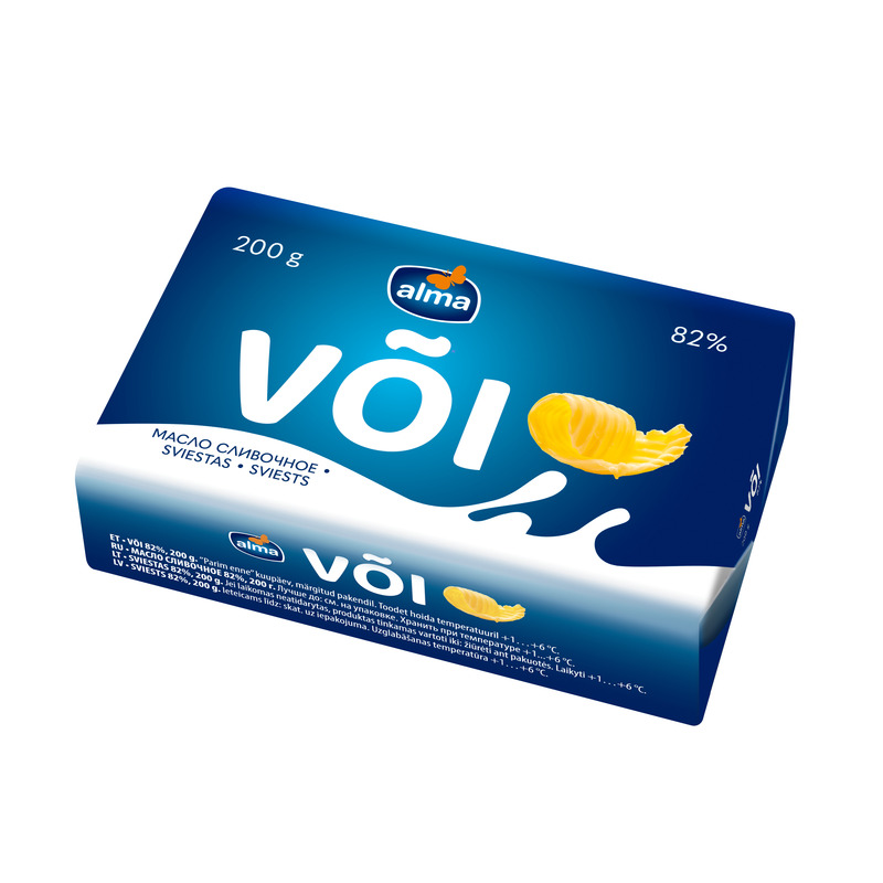 Või 82%, VALIO ALMA, 200 g