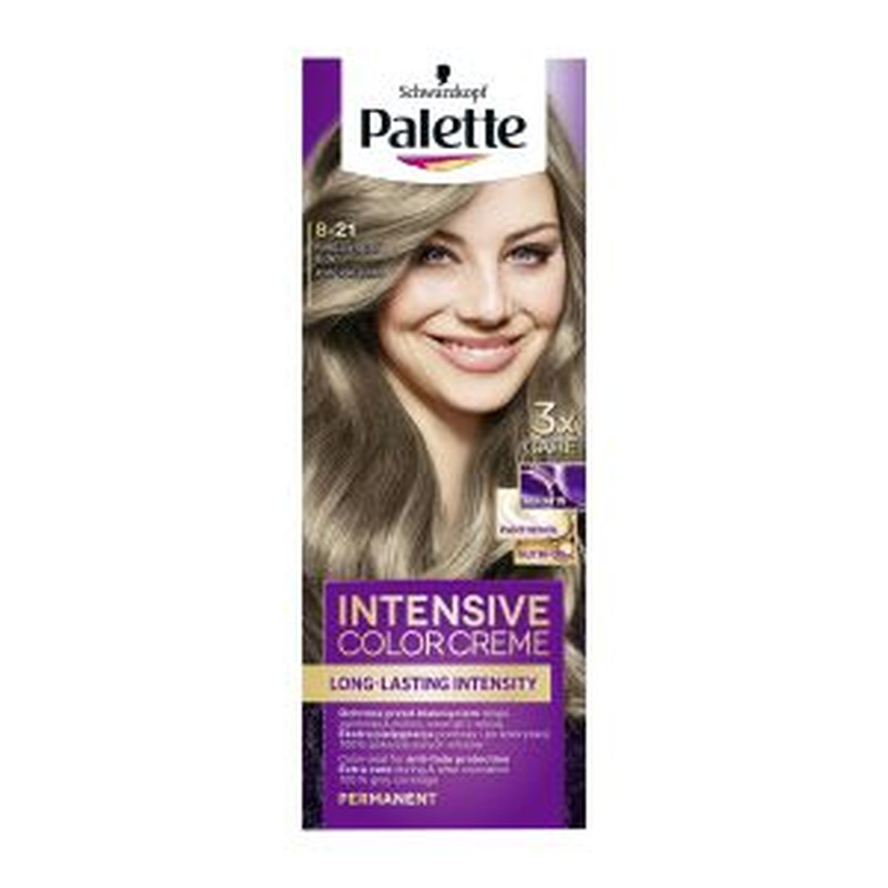 Püsivärv Intensive Color 8-21 Tuhkjas heleblond, PALETTE, 1 tk