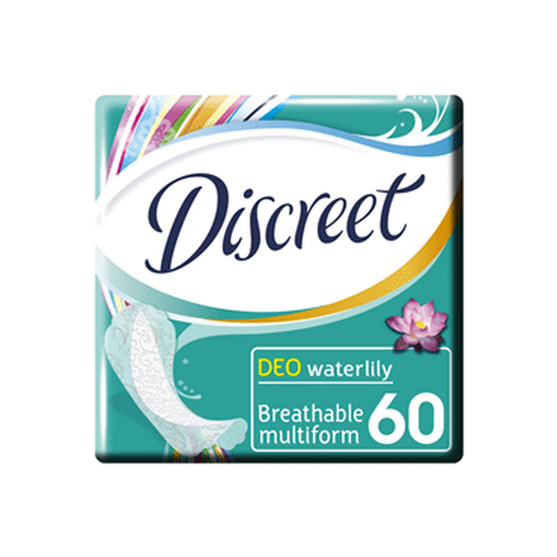 Pesukaitsmed DISCREET DeoWaterLily60tk