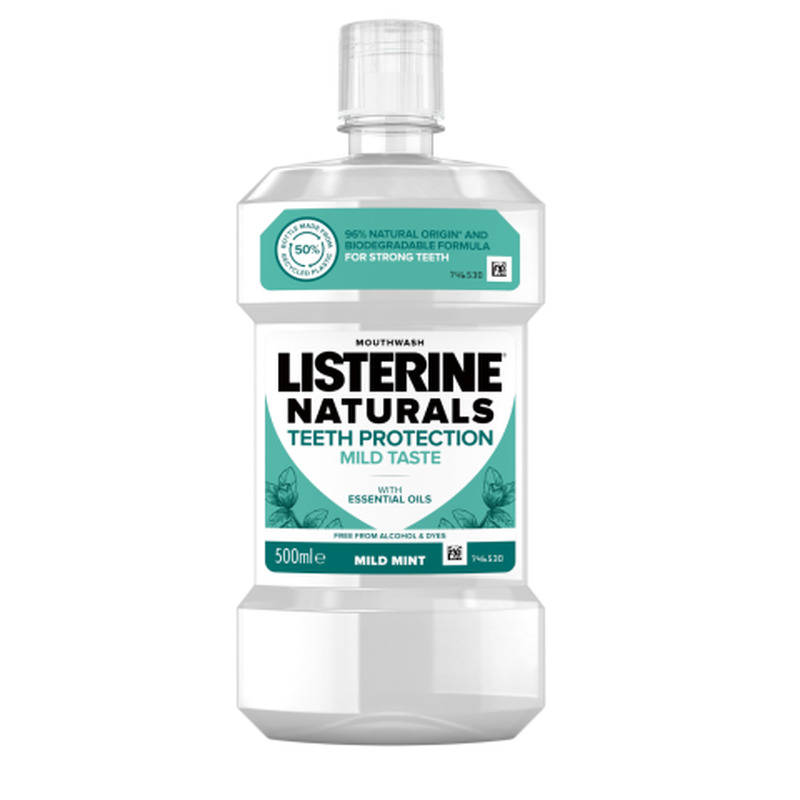 Suuvesi Listerine Naturals Teeth Protection 500ml