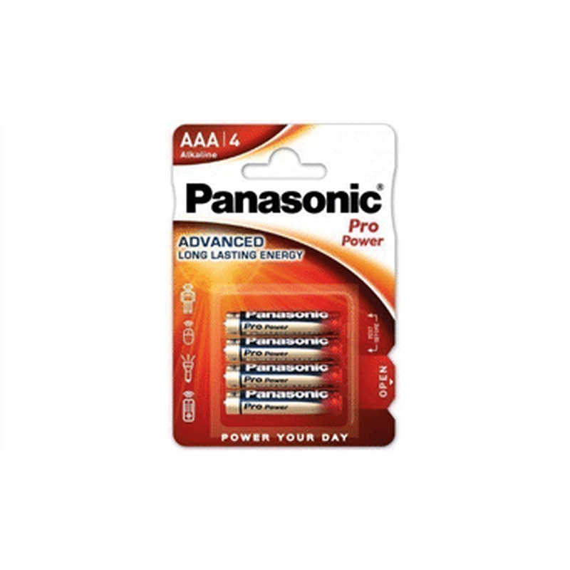 Patarei PANASONIC AAA, LR03PPG/4B, 4tk