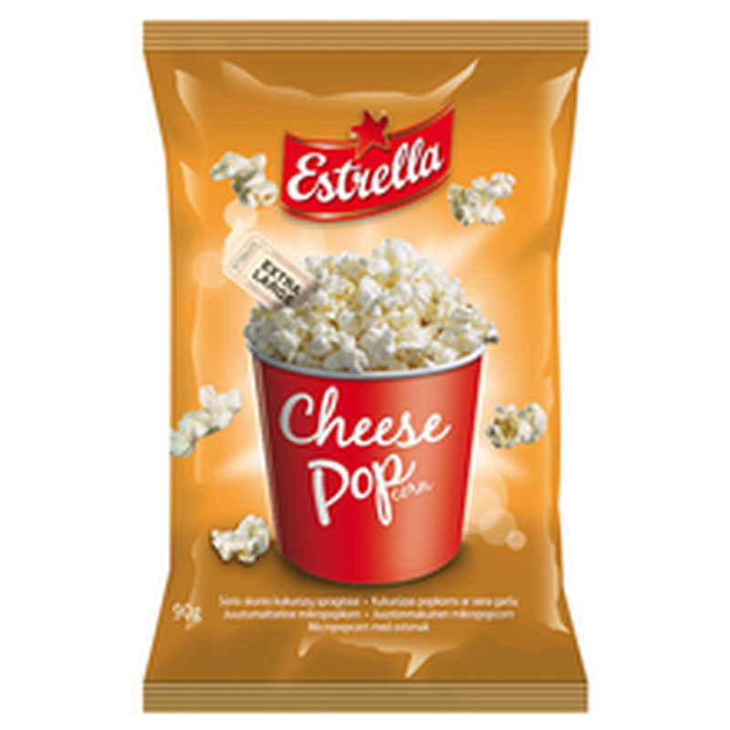 ESTRELLA Mikropopkorn juustumaitseline 90 g