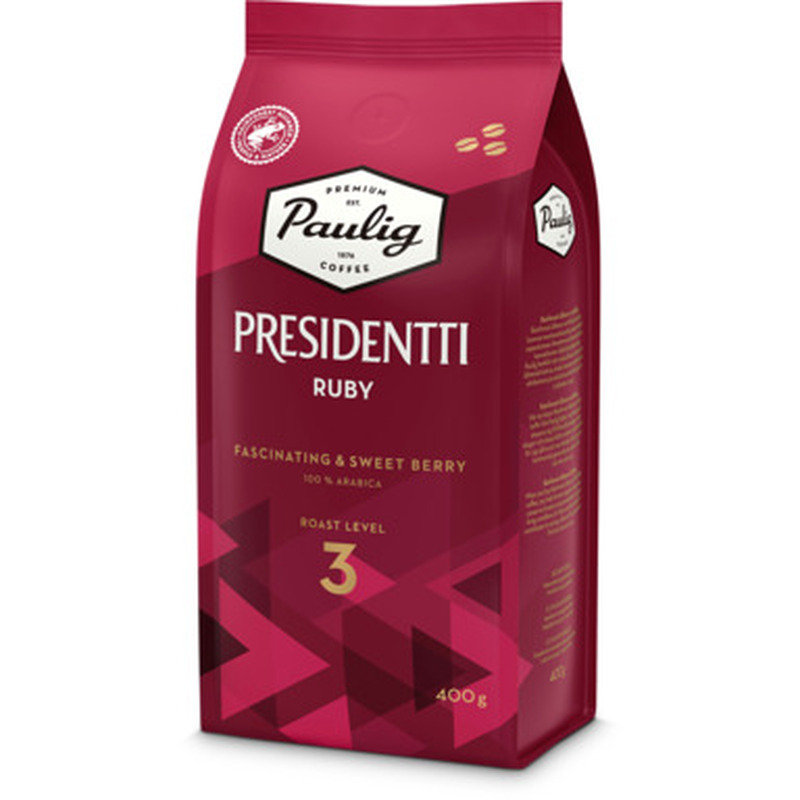 Presidentti Ruby kohviuba, PAULIG, 400 g