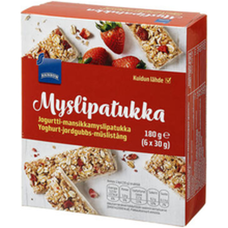 Müslibatoonid jogurti-maasika 180 g