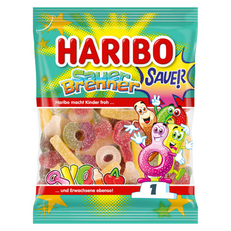 Kummikommid Haribo Sauerbrenner 160g