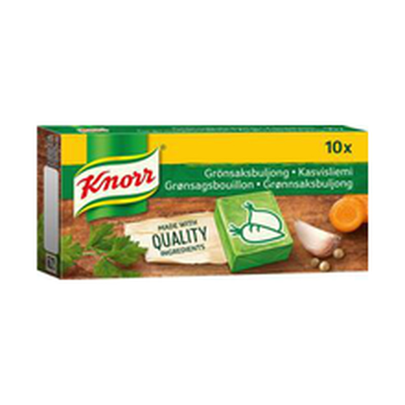 Knorr juurviljapuljongi kuubikud, 10 x 10 g