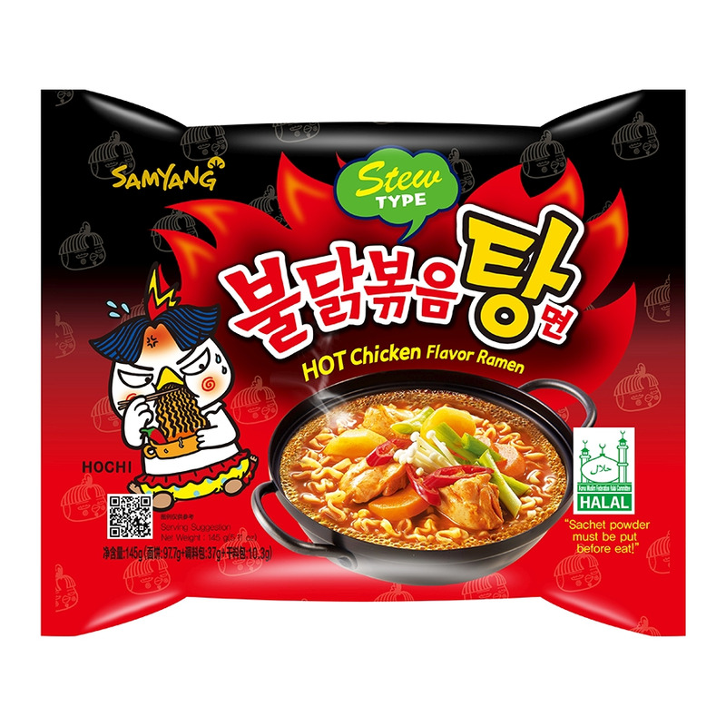 Korea ramen kiirnuudlid tuline kana, SAMYANG, 145 g