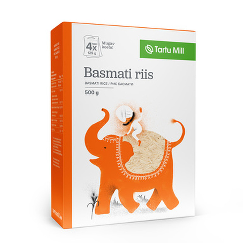 TARTU MILL Basmati riis 4x125g