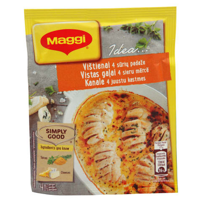 Kaste kanale 4 juustu Maggi Idea 32g